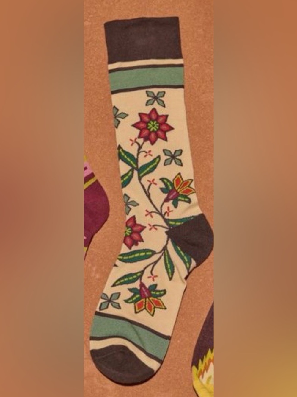 Double D Ranchwear Prairie Thistle Mid-Rise Socks
